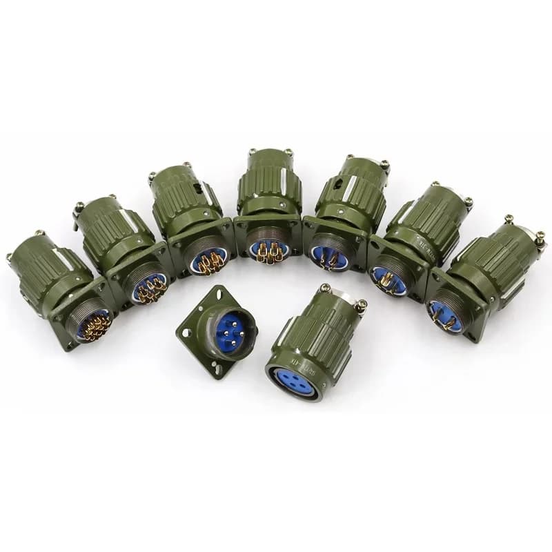 Aviation Connector | 2-16 Pin Heavy-Duty Plug & Socket | Industrial-Grade Electrical Coupler - Thumbnail 5
