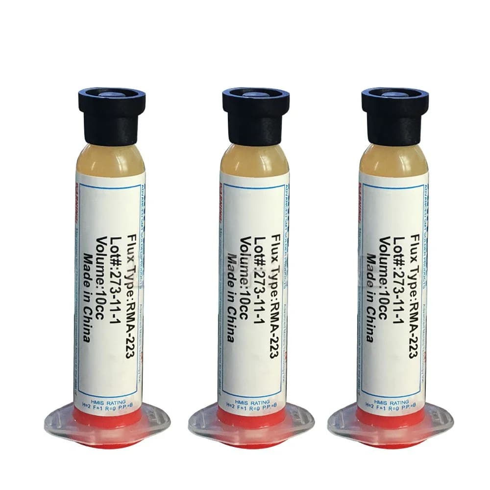 RMA-223 No-Clean Solder Paste | 10cc Syringe | Precision SMD & BGA Repair Flux - Thumbnail 4