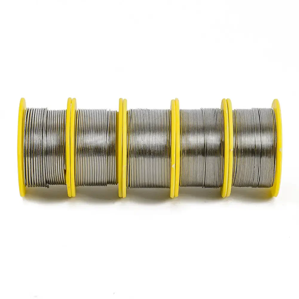 Premium 60/40 rosin core solder wire on a 50g reel, ideal for electronics soldering and welding with 2.0% flux.