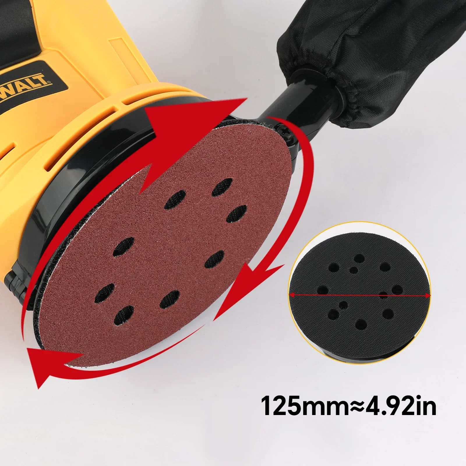 DeWalt Cordless Polisher | XR Lithium-Ion | 3-Speed Adjustable | Lightweight & Ergonomic - Thumbnail 4