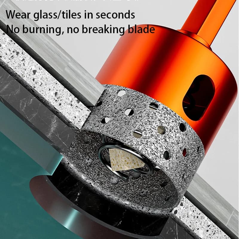 Diamond Brazed Core Dry Drill Bit for Porcelain Tiles Marble Glass Crowns Drill Granite Hole Saw Hole Cutter Tools - Thumbnail 6