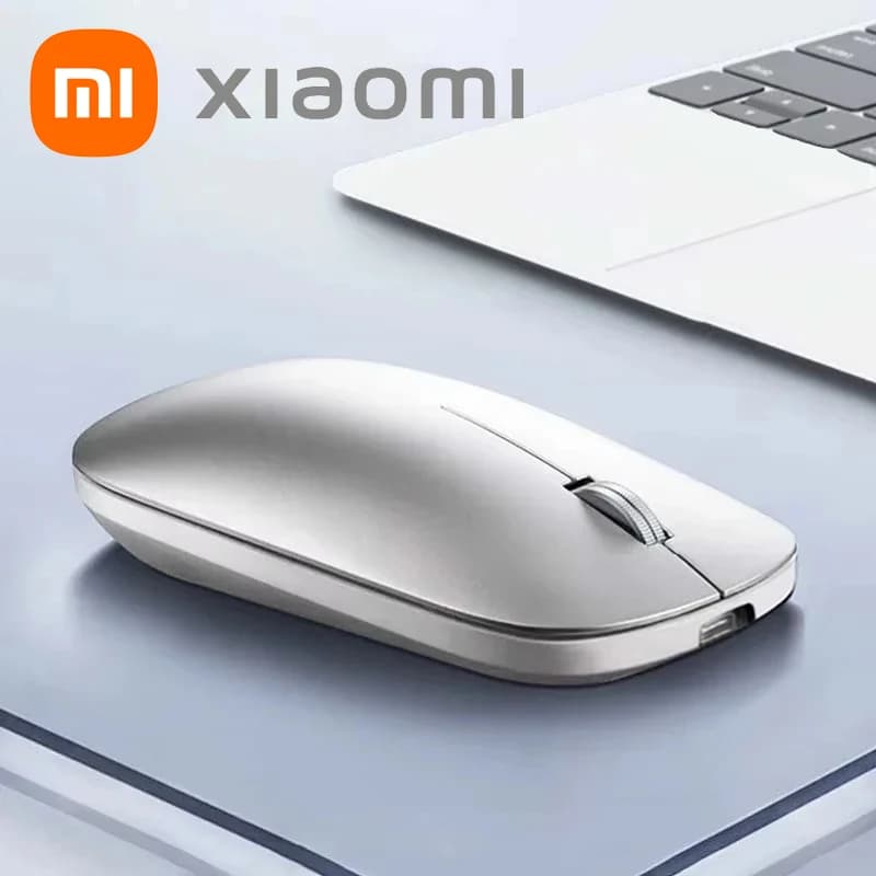 Silent Wireless Mouse | Dual-Mode Bluetooth & 2.4GHz | Ergonomic Design for Office & Laptop - Thumbnail 2