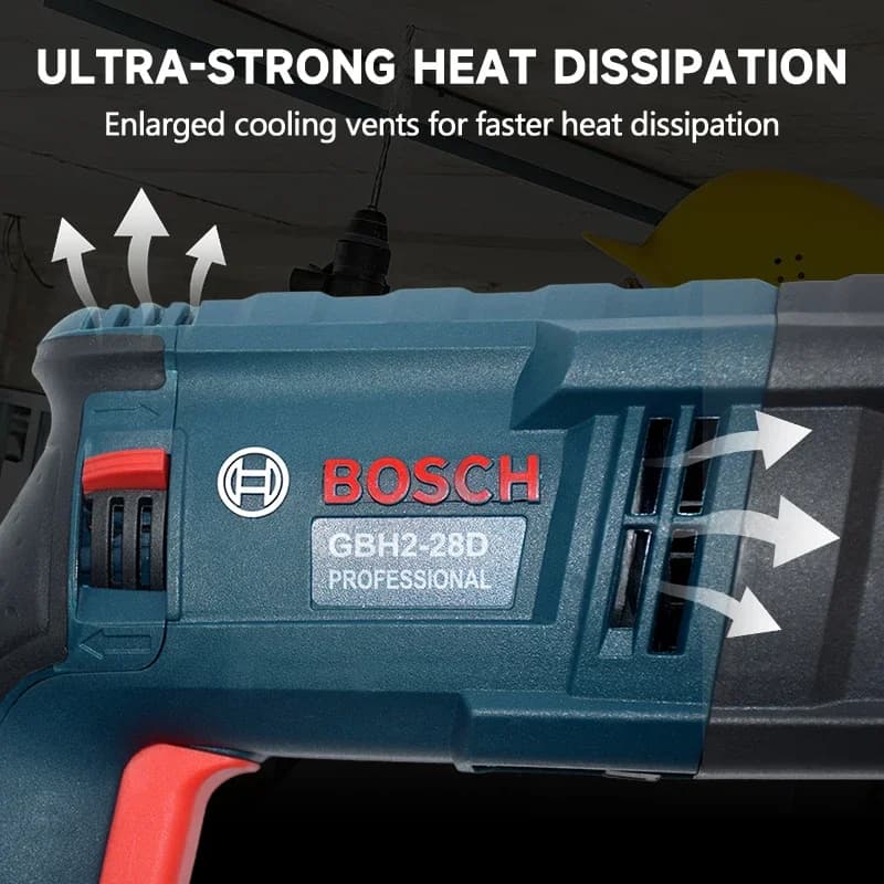 Bosch GBH2-28DRE Professional Rotary Hammer | 850W Demolition & Renovation Power Tool - Thumbnail 4