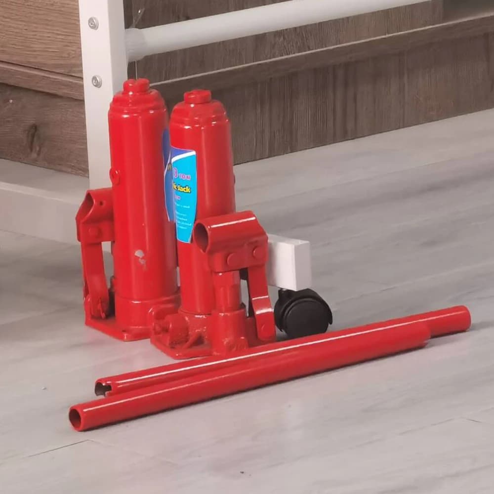 3-Ton Hydraulic Floor Jack | Compact Design for Automotive Maintenance | 20.5-35cm Lift Range - Thumbnail 2