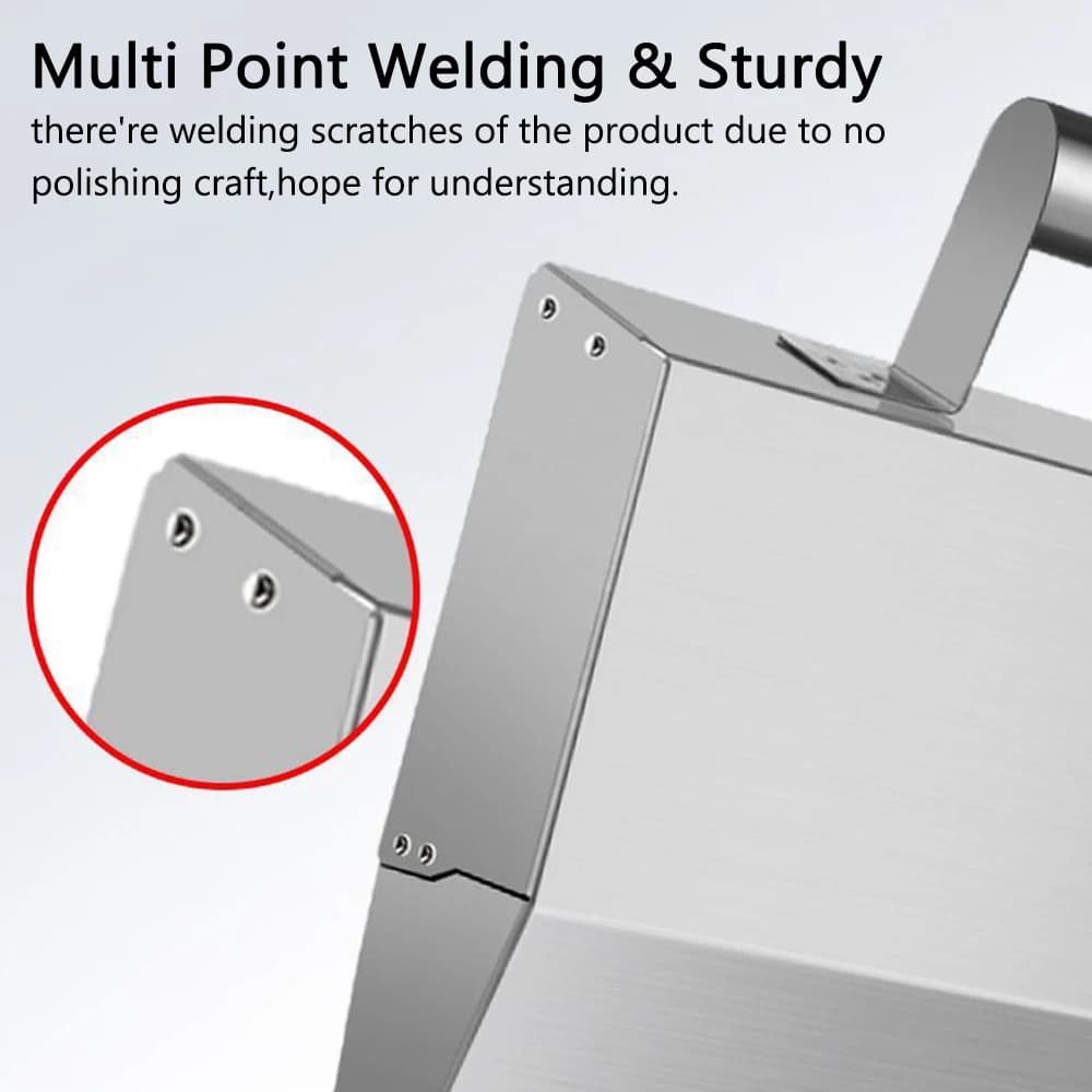 Stainless Steel Drywall Trowel | Fast-Setting Plaster & Joint Compound Tool - Thumbnail 6