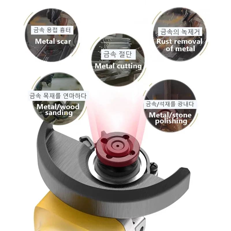 DEWALT DCG406 Brushless Angle Grinder | 4-1/2 Metal Cutting | Recoil Brake & Maglev Motor - Thumbnail 2