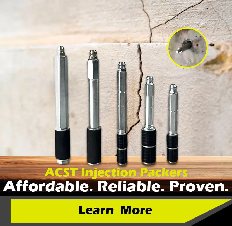 Leakage Repair Kit | 50pcs 10x100mm Injection Packers | Building Crack Grouting - Thumbnail 4