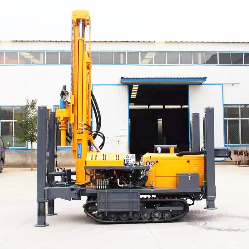 200m 300m 1000m New Portable Water Well Drilling Rig Electric Drilling Rig Machine for Sale Efficient Slurry Management System - Thumbnail 3
