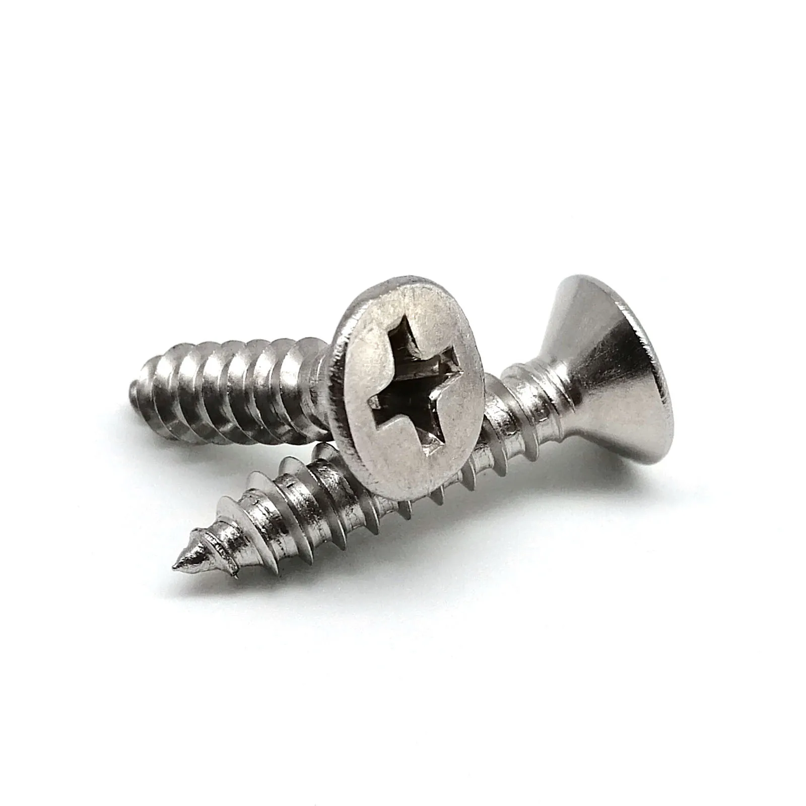 Self-Tapping Wood Screws | 304 Stainless Steel | Phillips Flat Head (M2-M6.3) - Thumbnail 5