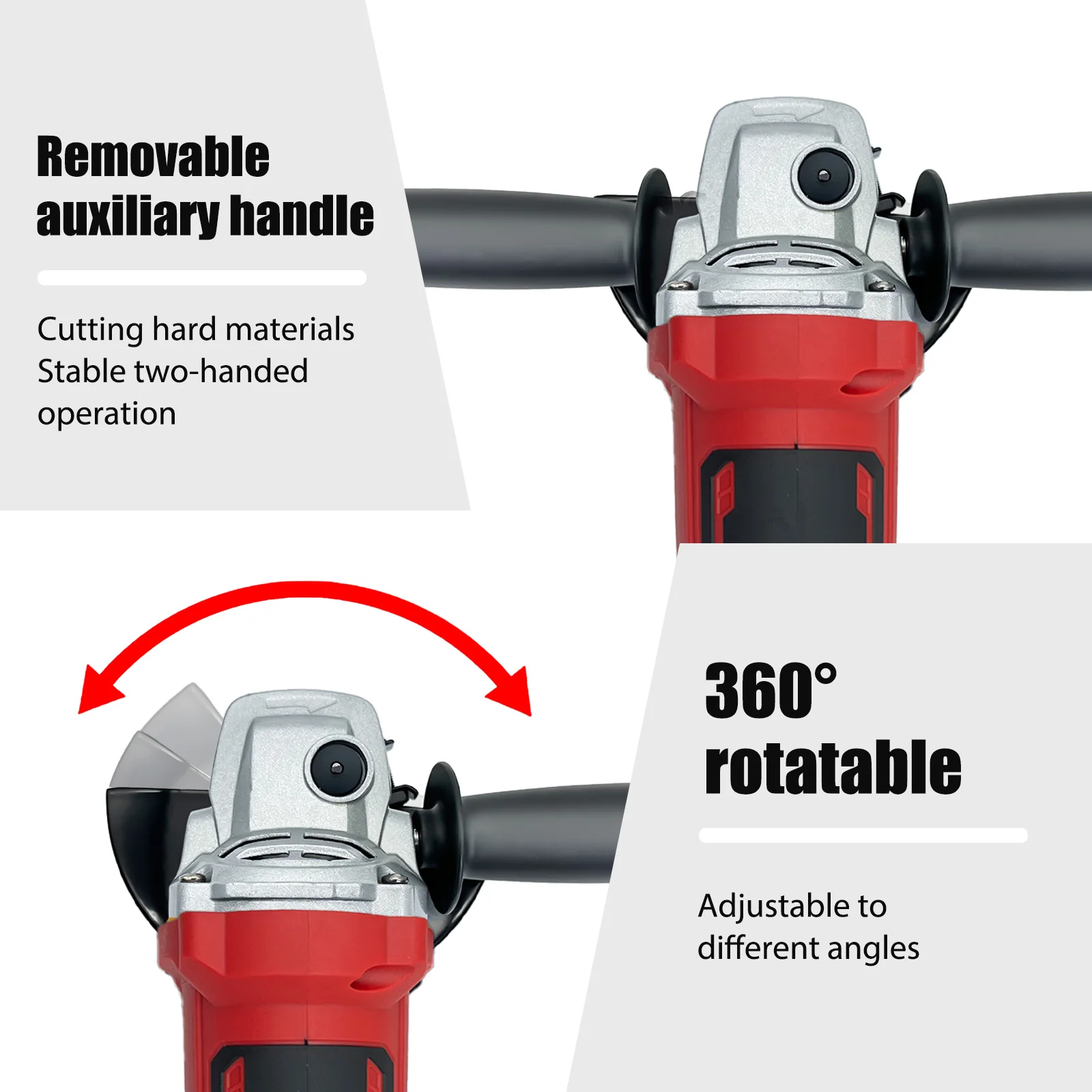 4-1/2 Inch Cordless Angle Grinder | 8500RPM Brushless Motor | For Milwaukee M18 Battery Platform - Thumbnail 6
