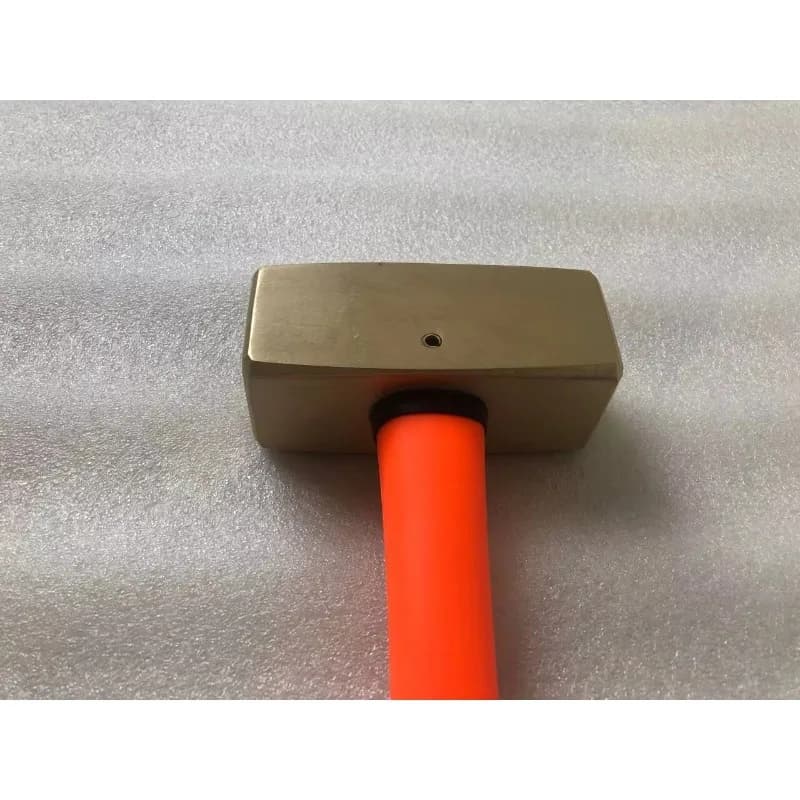1kg Copper Sledge Hammer | Non-Sparking Safety Tool | Fiberglass Handle for Hazardous Areas - Thumbnail 2