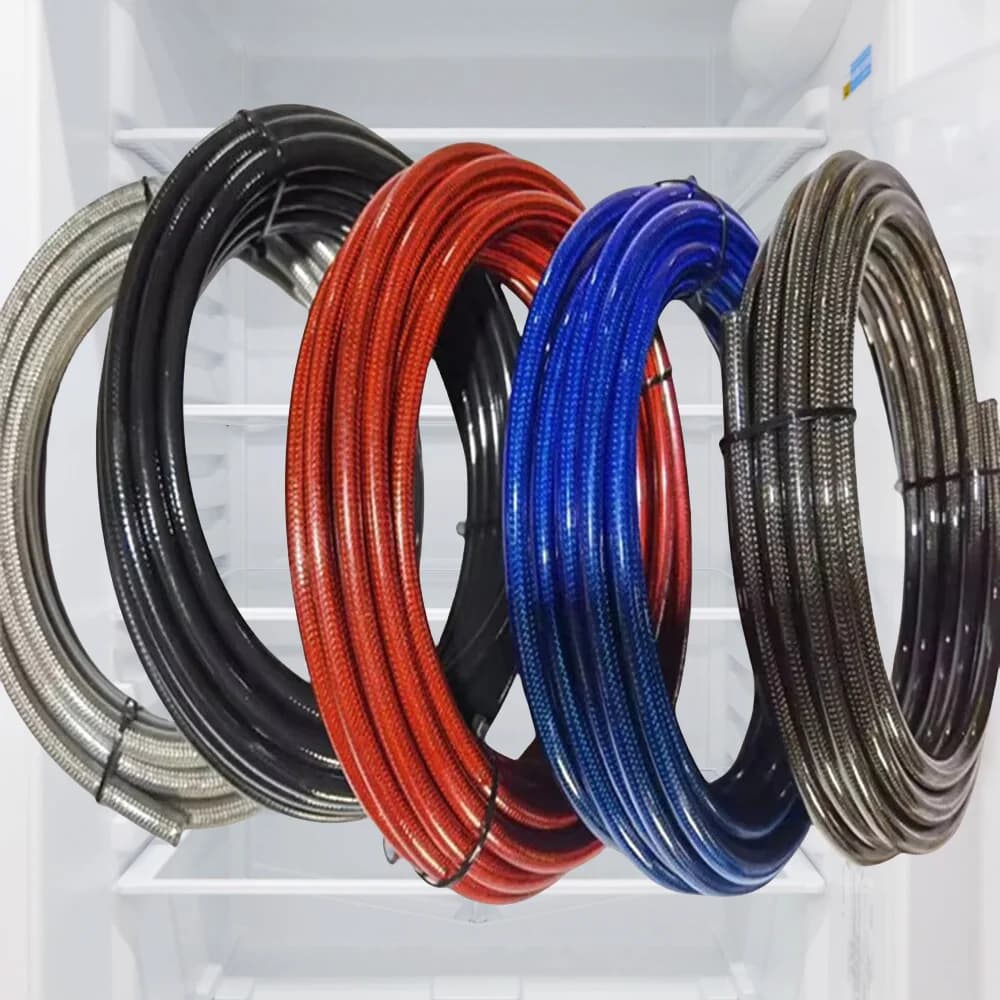 High-Performance Motorcycle Brake Line Kit | Steel-Braided & Heat-Resistant | Universal 3.2mm Fit - Thumbnail 2