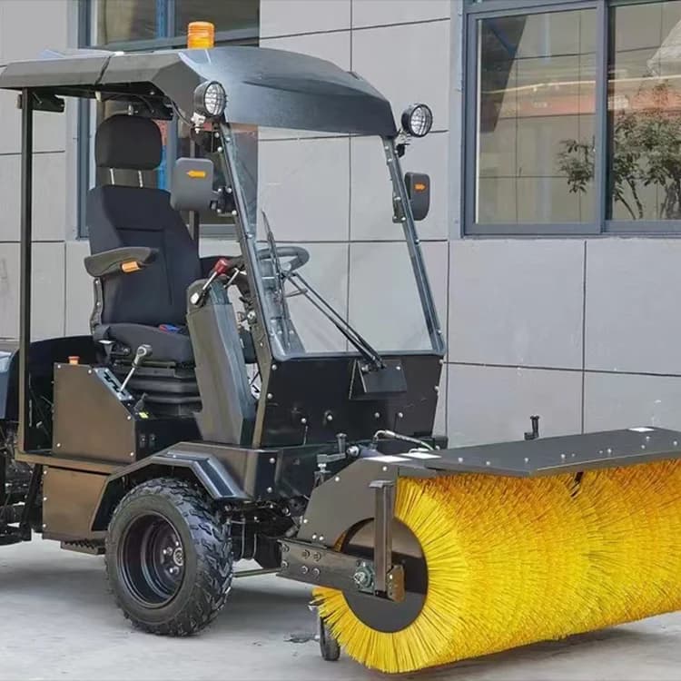 Ride-On Snow Blower | Enclosed Cab Heater | Heavy-Duty Driveway Clearing - Thumbnail 3