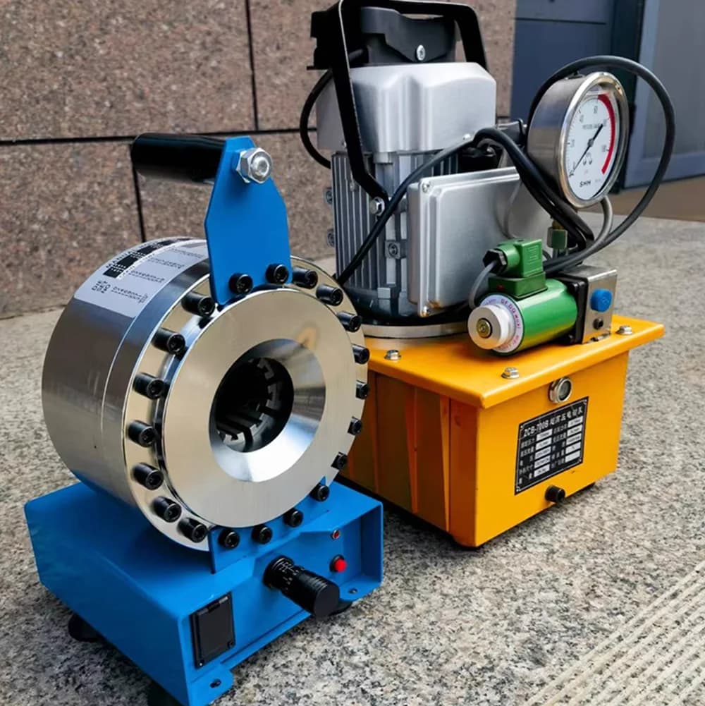 Hydraulic Hose Crimping Machine | 1 Manual Press Tool with 8-Die Set - Thumbnail 2