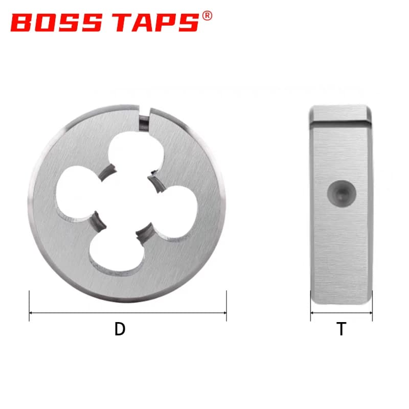 Threading Die Set | M1-M24 Machine Screw Taps | Precision External Thread Cutting - Thumbnail 6