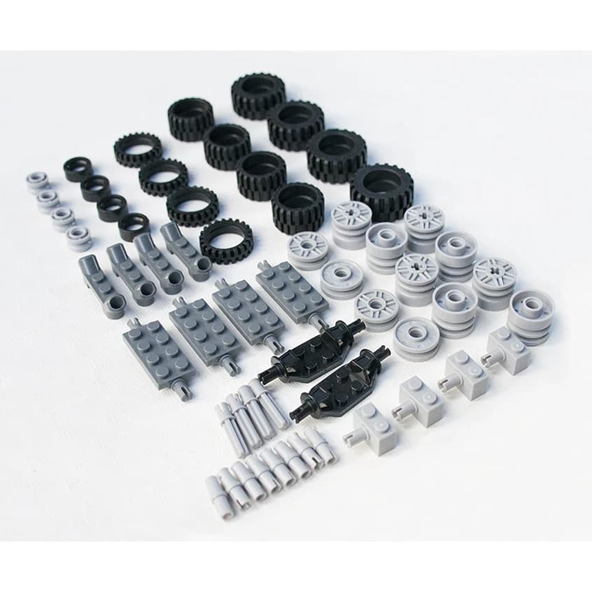 *Wheel&rims Pack 2* DIY enlighten block bricks,Compatible With Lego Assembles Particles - Thumbnail 3