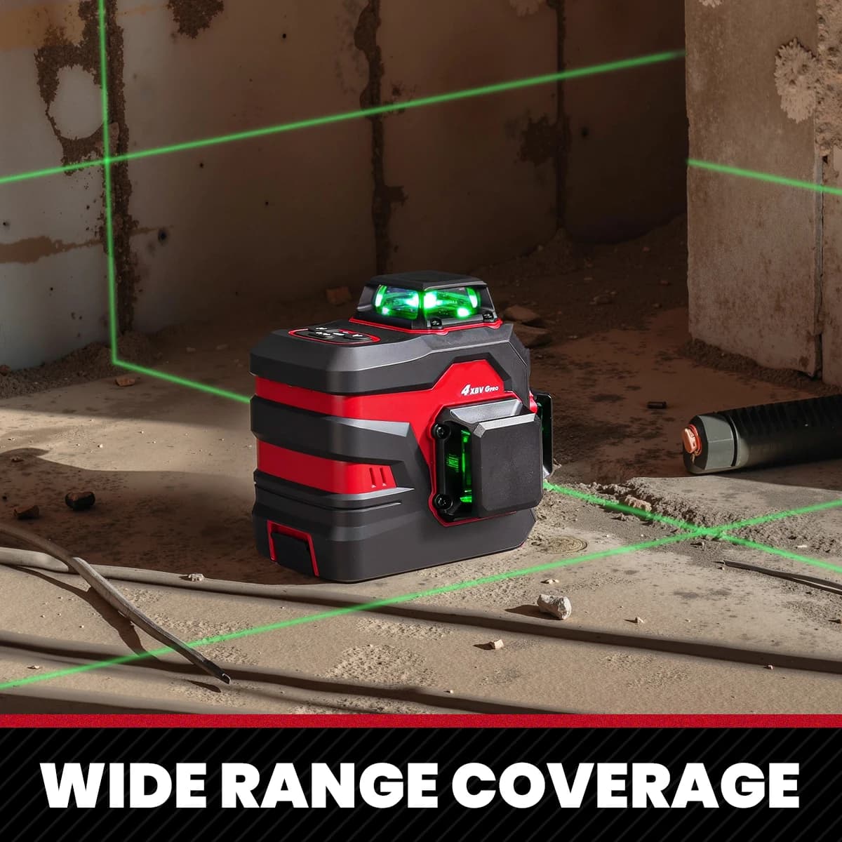 Laser Level | 3/4-Plane 3D/4D 12/16 Lines | Self-Leveling 360° Horizontal & Vertical - Thumbnail 5