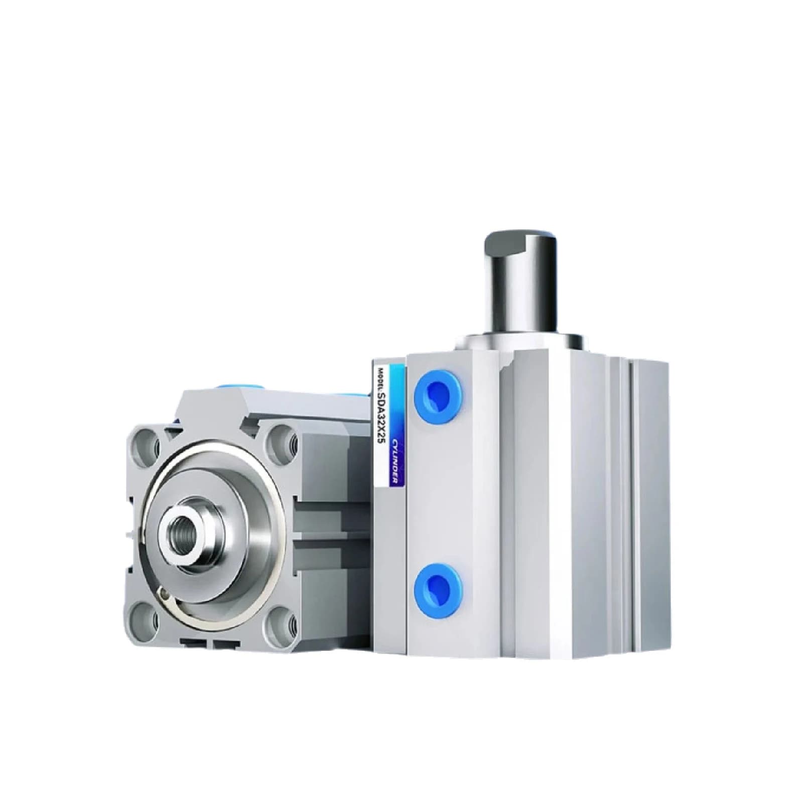 Series Compact Pneumatic Cylinder | Double-Acting Aluminum Body | 12‑100mm Bore - Thumbnail 5