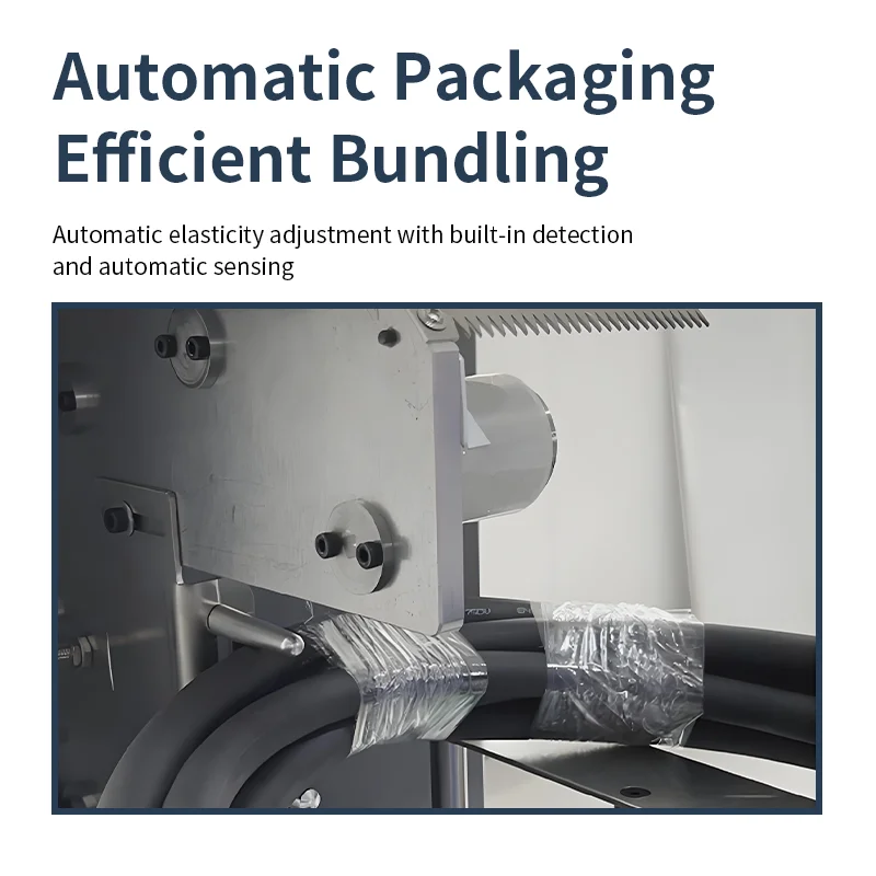 Semi-Automatic Stretch Wrapping Machine | PE Film Bundler for Cables & Wires - Thumbnail 3