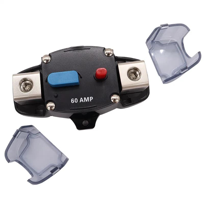 High-Capacity DC Circuit Breaker | 50A-300A Resettable Fuse | 12-48V Power Protection for Car Audio & Trucks - Thumbnail 4