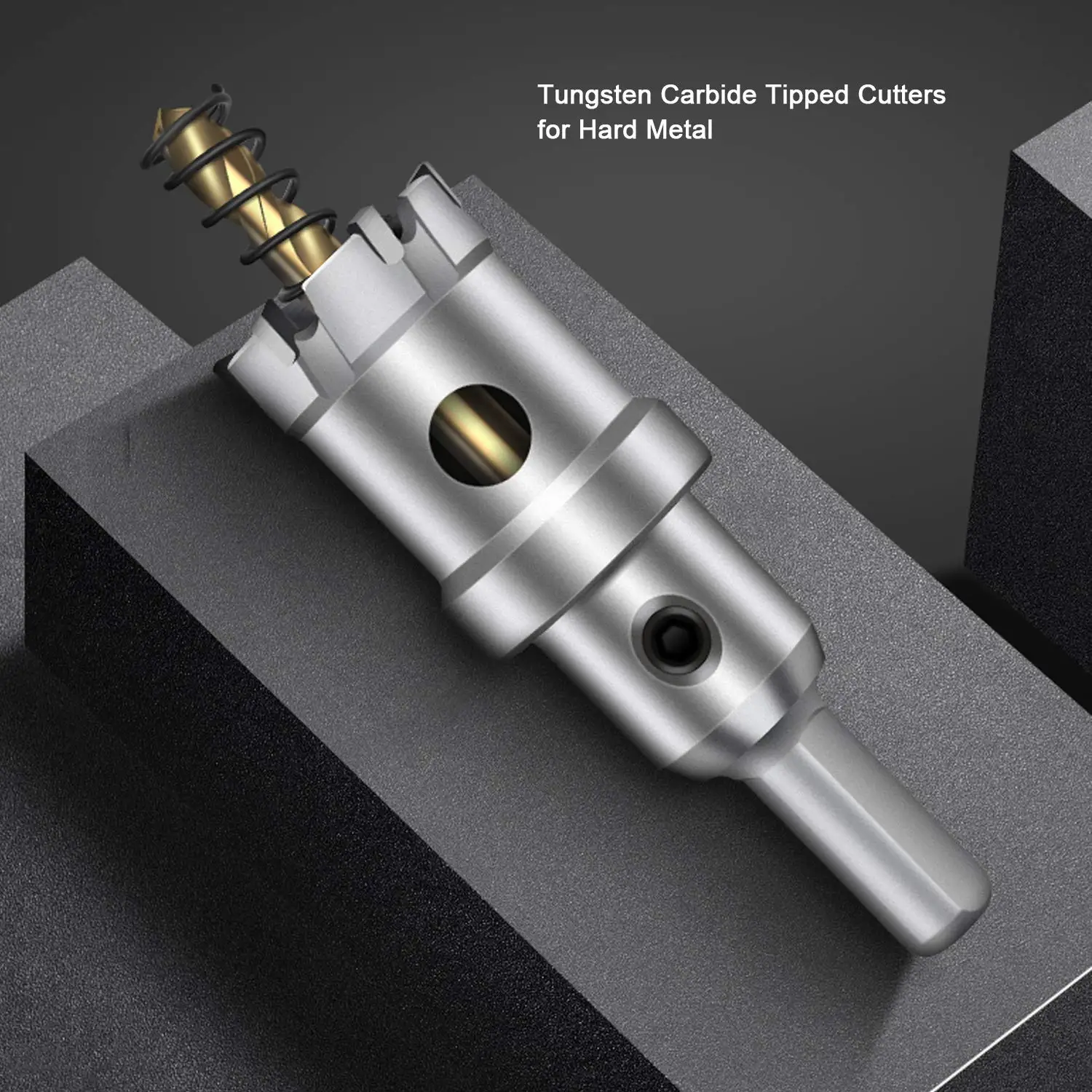 8-Piece Hole Saw Kit | 16-35mm Carbide-Tipped | For Stainless Steel & Metal Drilling - Thumbnail 5