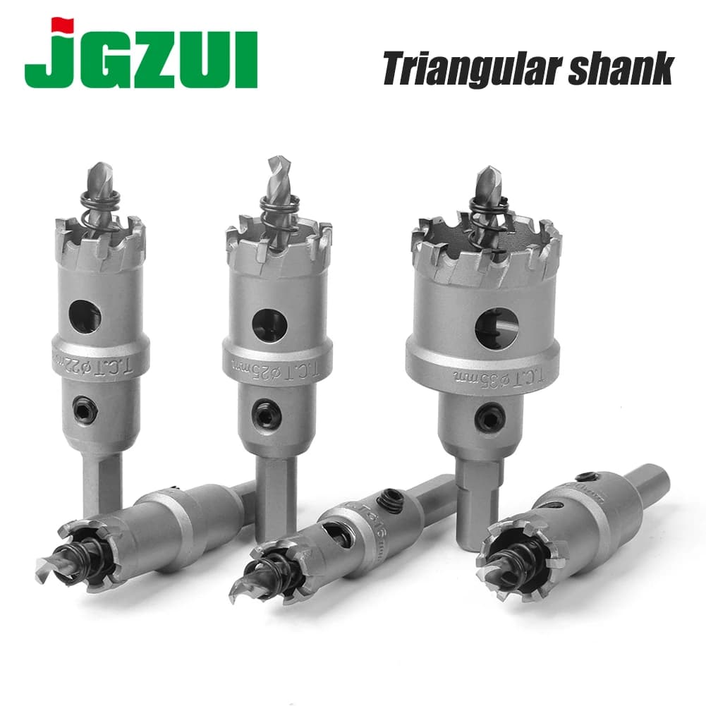 TCT Hole Saw Set | Carbide-Tipped for Stainless Steel & Metal | 12-150mm Drill Bits - Thumbnail 2