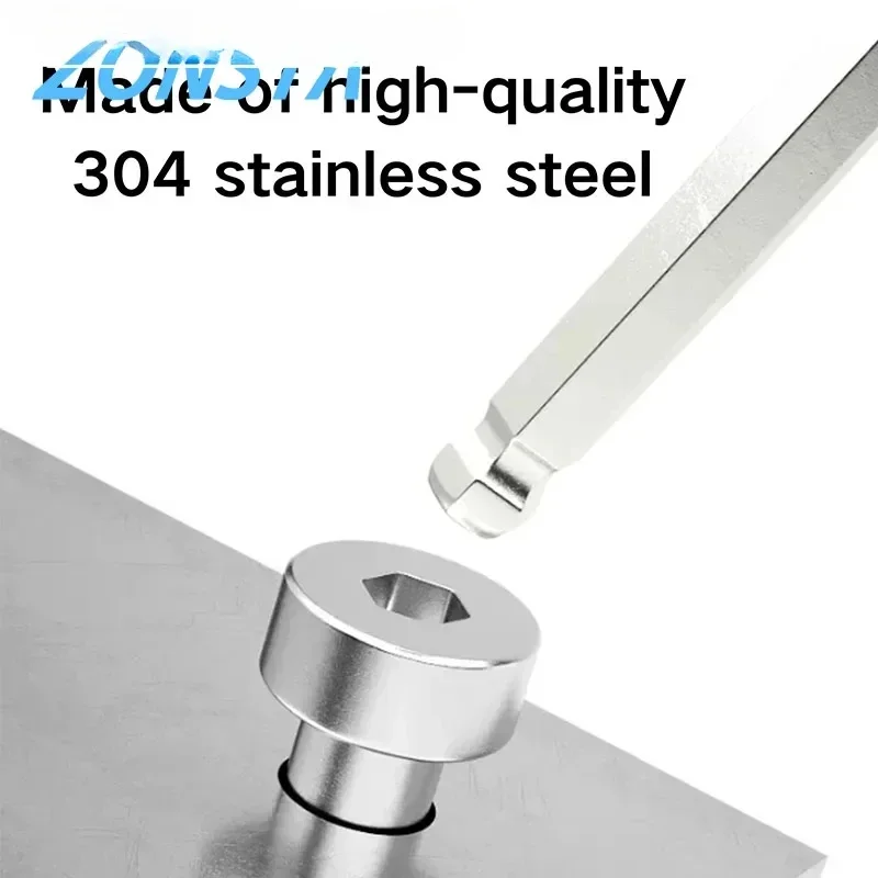 304 Stainless Steel Shoulder Screws | M2-M10 Hex Socket Bolts | Industrial Fastener Set - Thumbnail 5