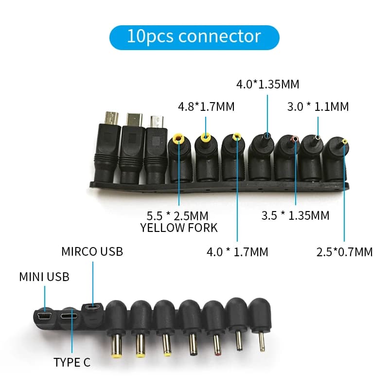 Adjustable DC Power Supply | 3V-36V Variable Voltage | 3A Max Output | LED Display - Thumbnail 2