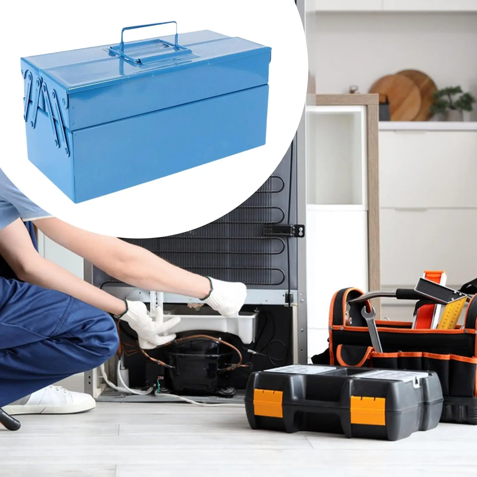 Tool Box | Lightweight Folding Design | Multipurpose Auto & Household Repair - Thumbnail 5
