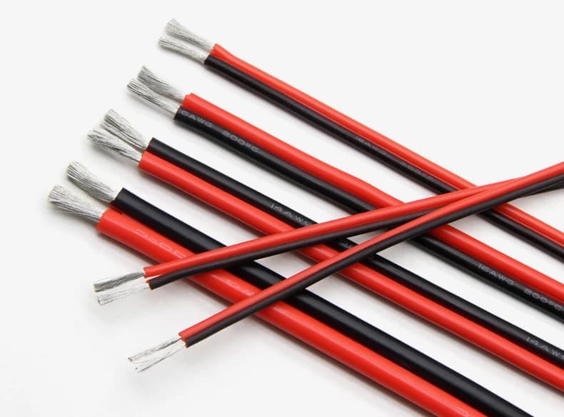 High-Temperature Silicone Wire | 2-Pin Black/Red Cable | 28-8 AWG Flexible Copper Core - Thumbnail 6