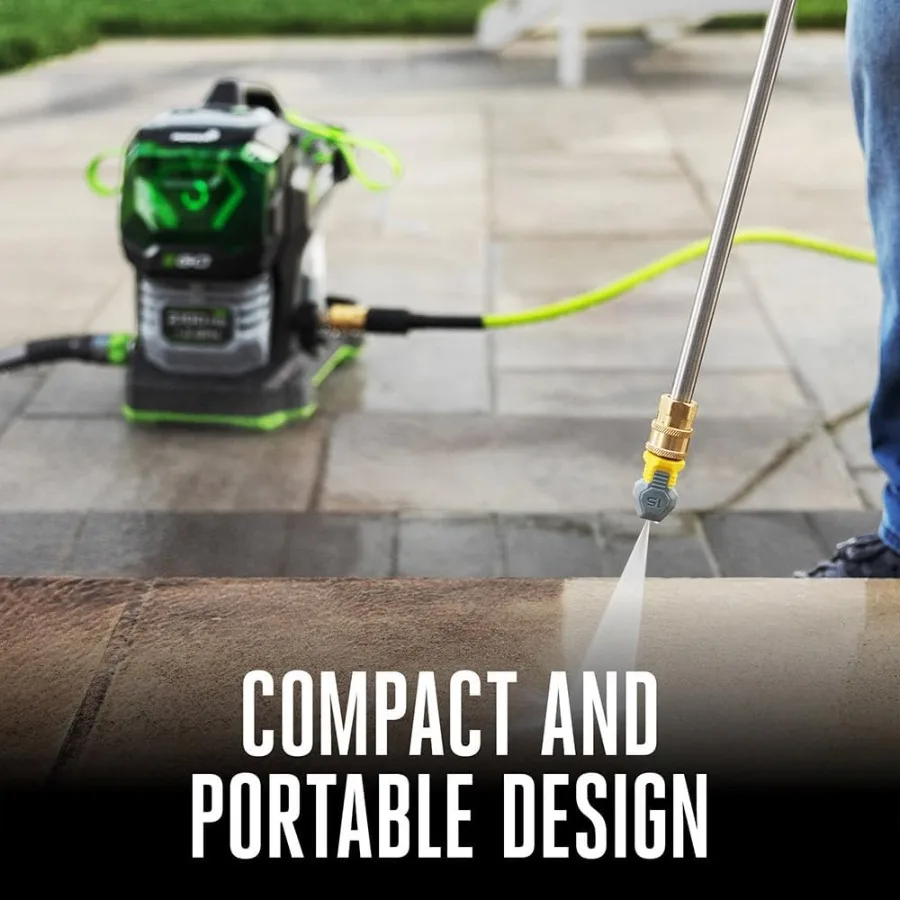 2100 PSI Electric Power Washer | Adjustable Nozzle High-Pressure System | Home & Garden Cleaning - Thumbnail 4