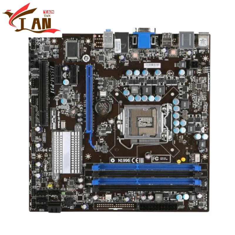 H55M-P31 Motherboard | LGA 1156 DDR3 Micro ATX | 100% Tested & Fast Shipping - Thumbnail 2