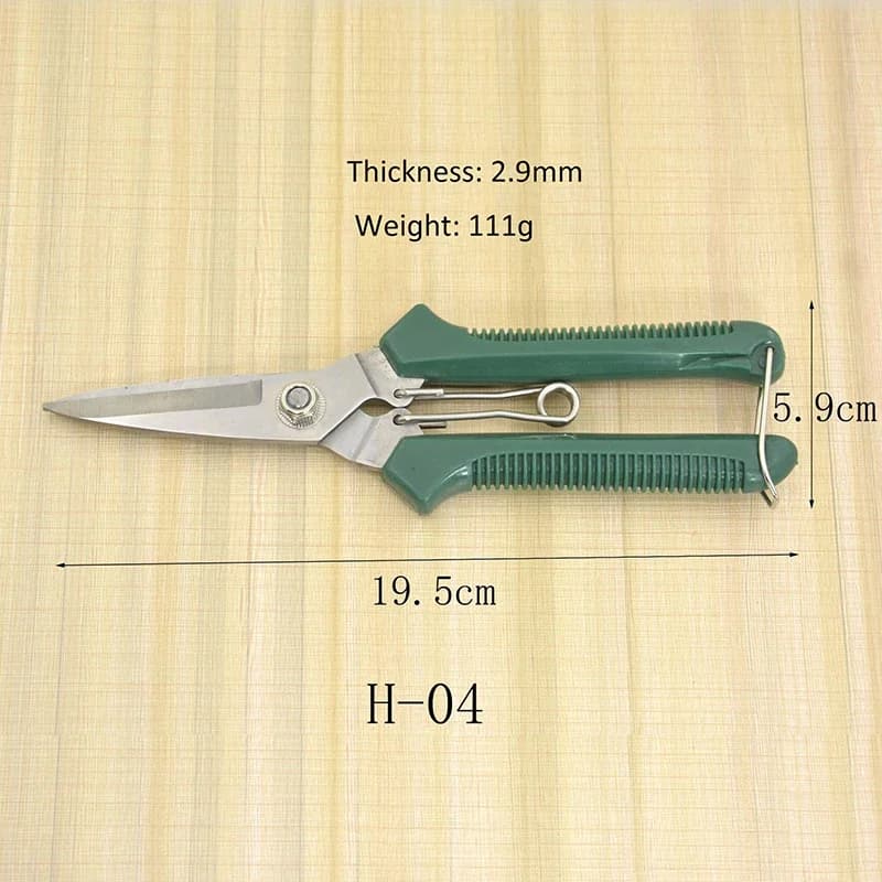 Bonsai & Garden Pruning Shears | 190mm Straight Blade | Ergonomic Non-Slip Grip - Thumbnail 4