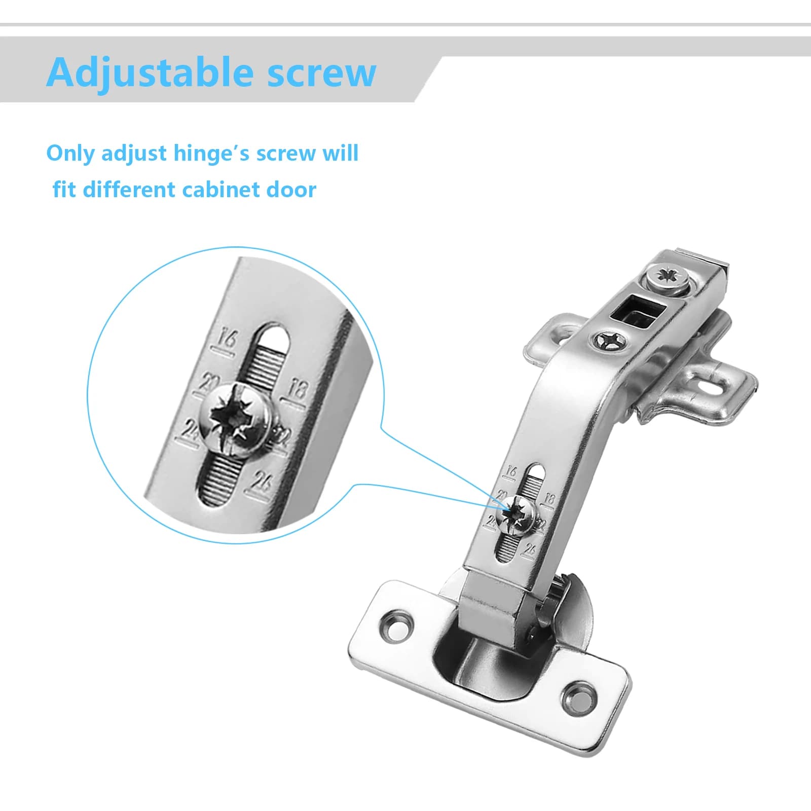 135 Degree Lazy Susan Hinge | Corner Cabinet Door Hardware | Soft Close Kitchen Cupboard - Thumbnail 3