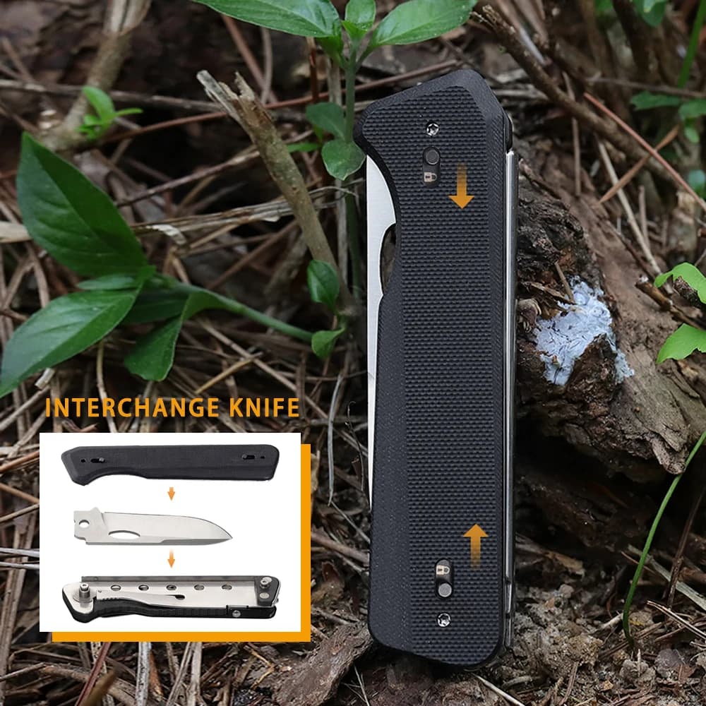 Folding Multi-Tool | Compact Pocket Scissors & Utility Knife | Outdoor & EDC Essential - Thumbnail 3
