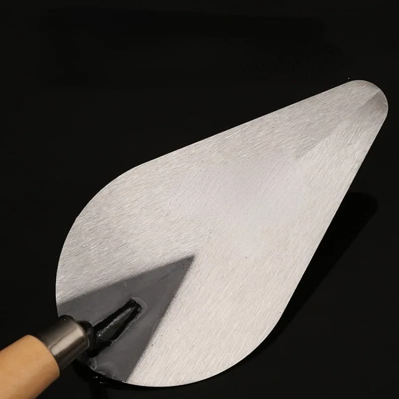 Masonry Trowel | Carbon Steel Blade for Concrete, Mortar & Brickwork | Heavy-Duty Construction Tool - Thumbnail 4