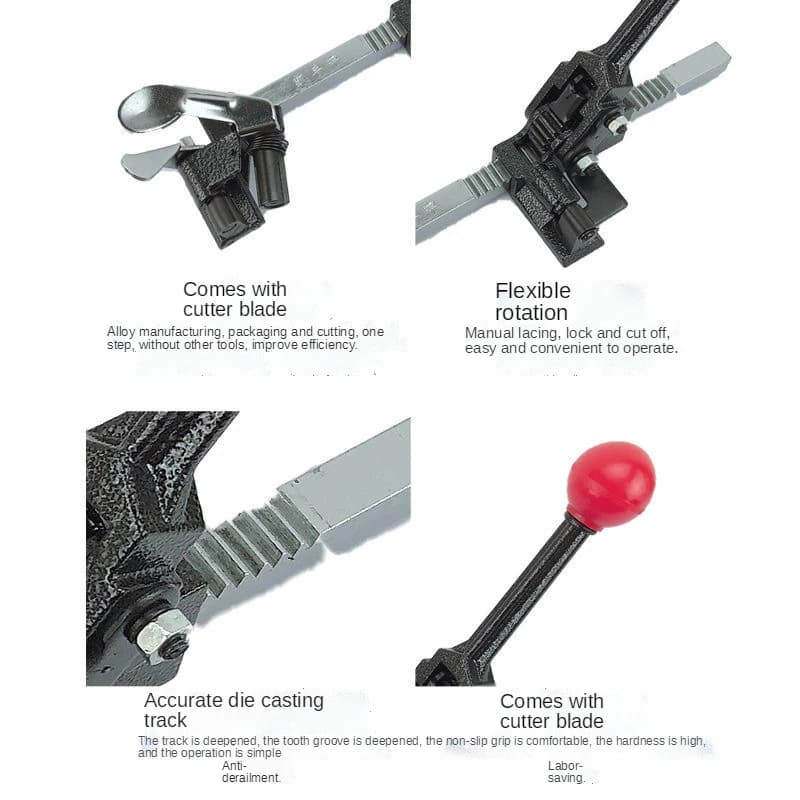Manual Strapping Machine Set,PP/PET Strapping Sealer and Ratchet Tie Down,packing Machine Wrapping Machine NEW - Thumbnail 5