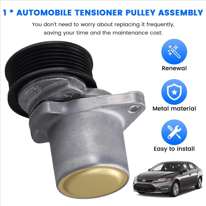 Galaxy Mondeo S-MAX Pulley Assembly Tensioner | OEM Fit 1S7Q6A228AD | Also Fits Volvo V70 S80 - Thumbnail 4