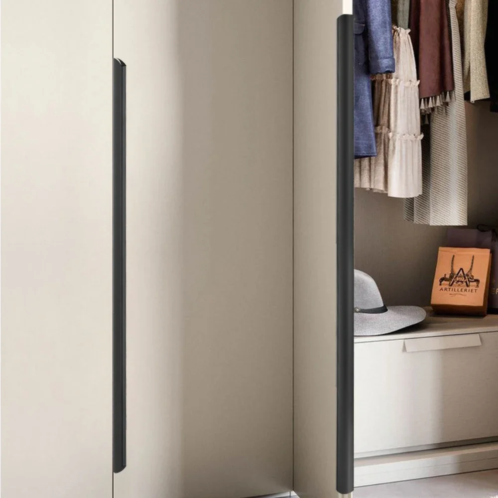 Furniture Handles | Minimalist Aluminum Alloy | Kitchen Cabinet & Wardrobe Knobs - Thumbnail 4