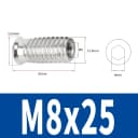 M8x25mm-5pcs