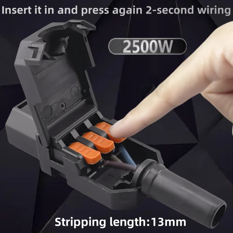 IEC320 C13/C14 Power Connector | 10A 250V Detachable Plug Assembly for Secure Wiring - Thumbnail 4
