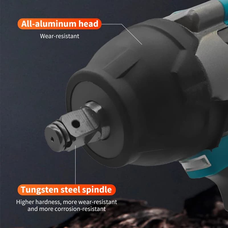 Makita DTW700 18V Brushless Impact Wrench | High-Torque Cordless Power Tool for Professionals - Thumbnail 3