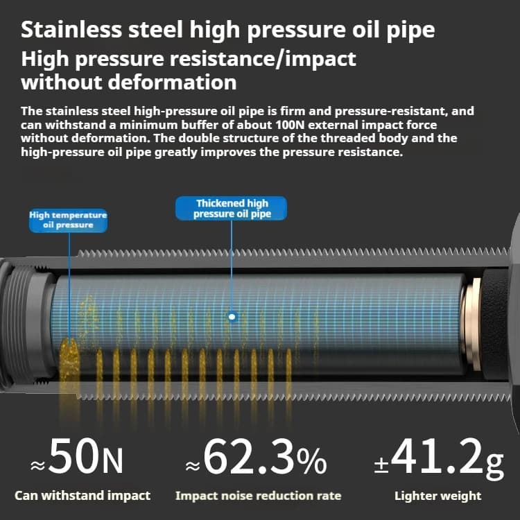 Adjustable Damping Arm | Hydraulic Shock Absorber for Precision Machinery - Thumbnail 3