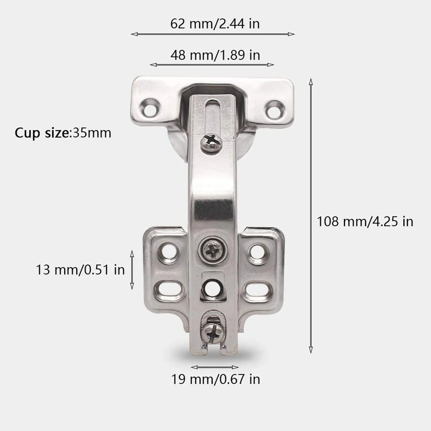 135 Degree Lazy Susan Hinge | Corner Cabinet Door Hardware | Soft Close Kitchen Cupboard - Thumbnail 4