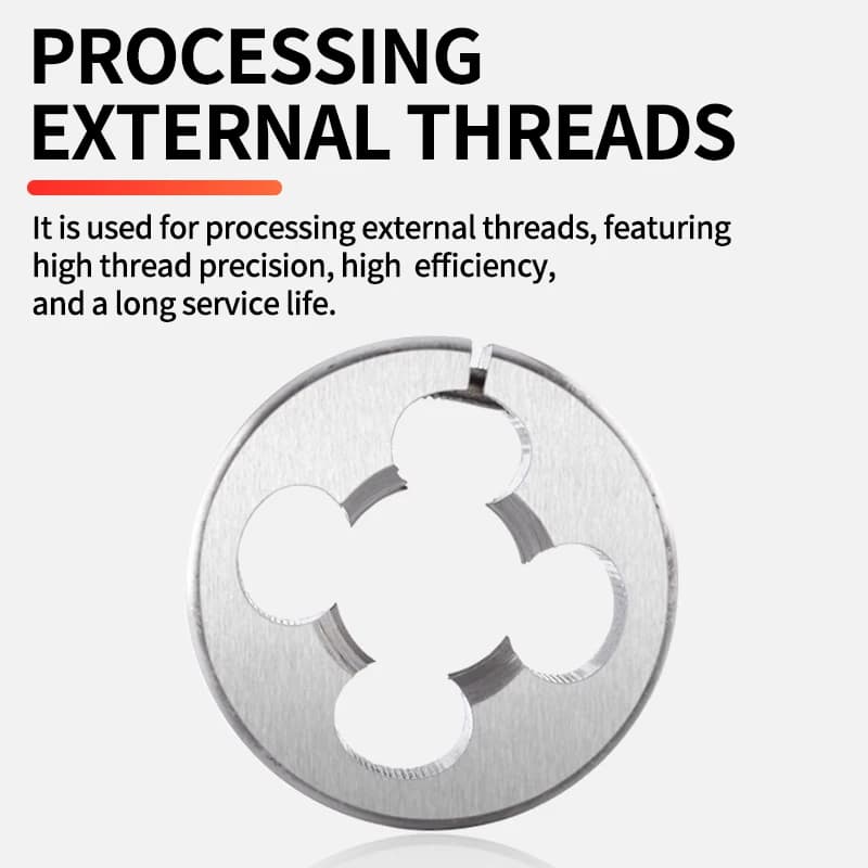 Threading Die Set | M1-M24 Machine Screw Taps | Precision External Thread Cutting - Thumbnail 3