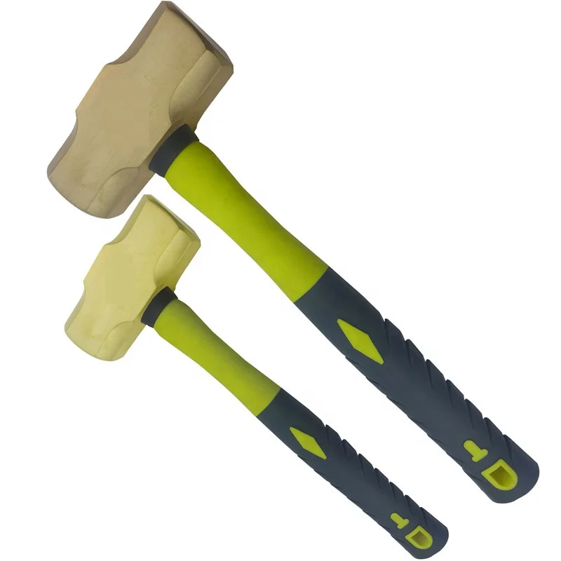 Sledge Hammer | 4LB to 16LB Sizes | Non-Sparking with Fiberglass Handle - Thumbnail 3
