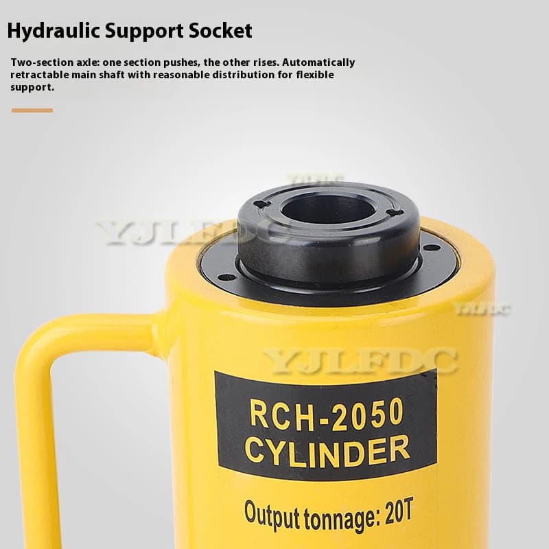 20-Ton Hollow Plunger Hydraulic Cylinder | 50mm Bore | Heavy-Duty Ram for Industrial Applications - Thumbnail 5