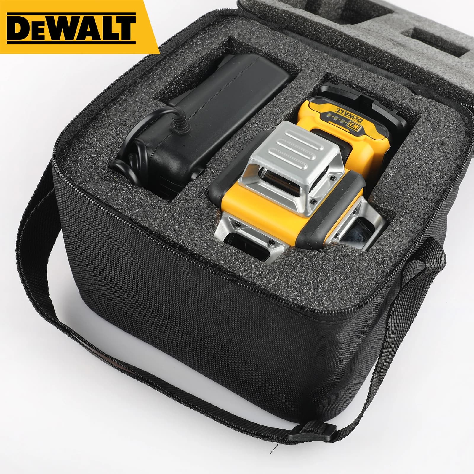 DeWalt DW089LG 360° Green Beam Laser Level | 3-Plane Self-Leveling | 12V Professional Grade - Thumbnail 5