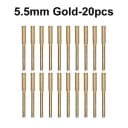 Gold 20pcs 5.5mm