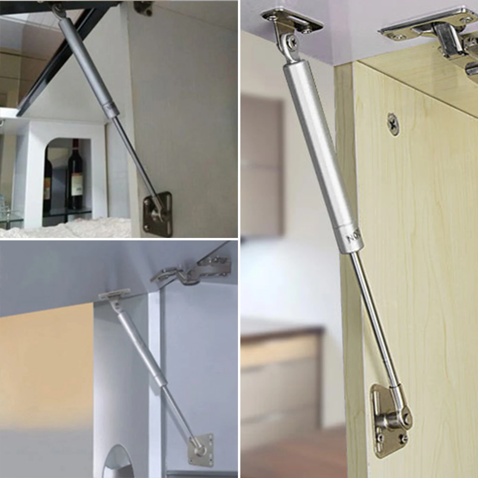 Strut Cabinet Hinge | 200N Lifting Bracket | Telescopic Pole for Heavy-Duty Furniture Doors - Thumbnail 3